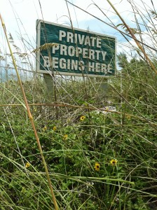 Private Property sign MGD©
